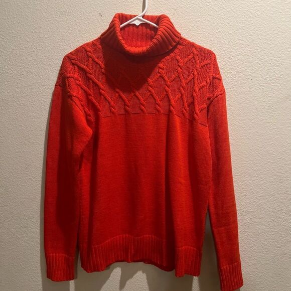 Liz Claiborne Fiery Red Sweater NWT - Picture 2 of 3